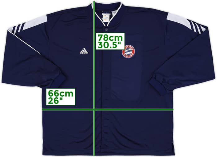 2001-02 Bayern Munich adidas Track Jacket - 8/10 - (M)