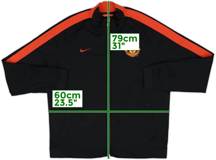 2015-16 Manchester United Nike Track Jacket - 10/10 - (XL)
