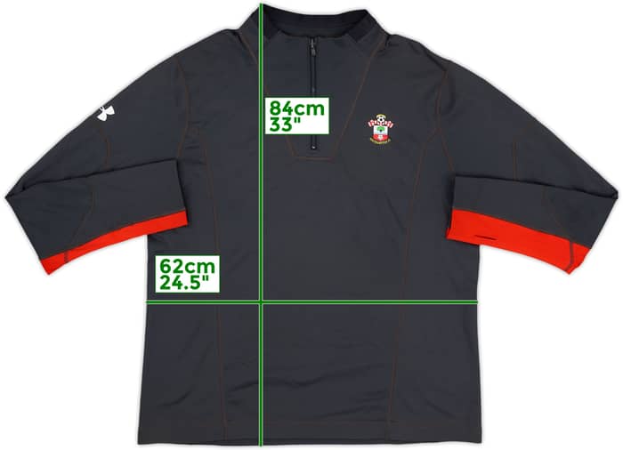 2017-18 Southampton Under Armour Reversible 1/4 Zip Drill Top - 8/10 - (XXL)