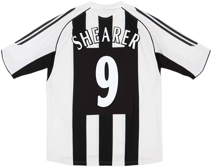 2005-07 Newcastle Home Shirt Shearer #9 - 6/10 - (L)