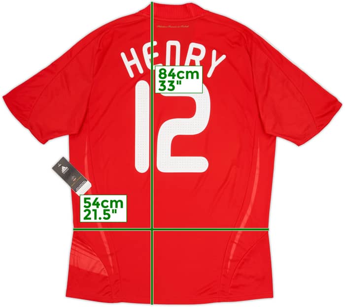 2007-08 France Away Shirt Henry #12 (L)