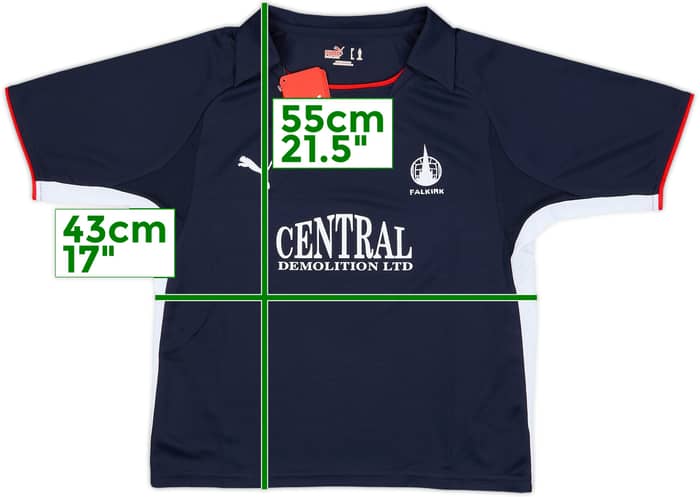 2008-09 Falkirk Home Shirt (M.Boys)