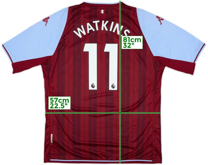 2021-22 Aston Villa Home Shirt Watkins #11 (XXL)