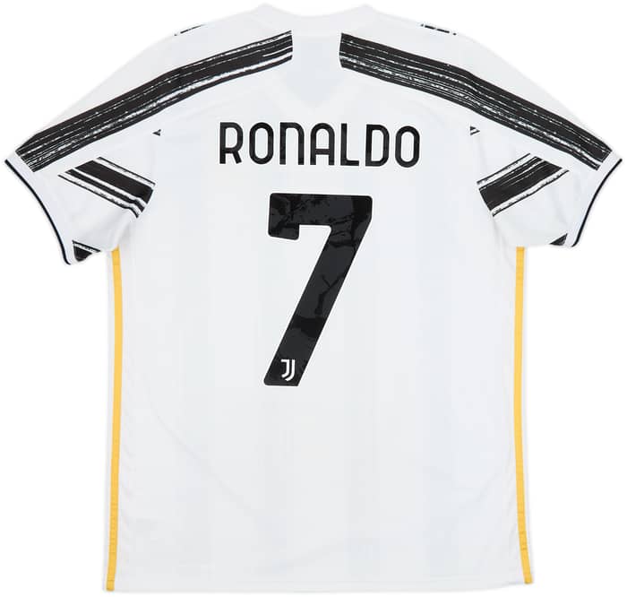 2020-21 Juventus Home Shirt Ronaldo #7 - 7/10 - (L)