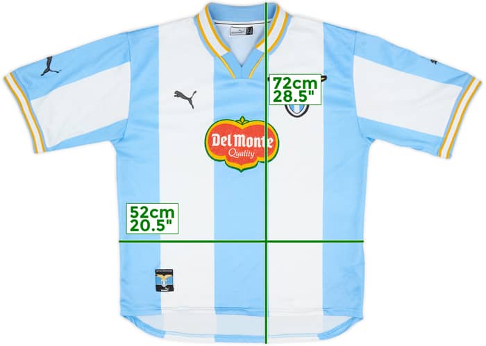 1999-00 Lazio European Home Shirt - 5/10 - (XL.Boys)