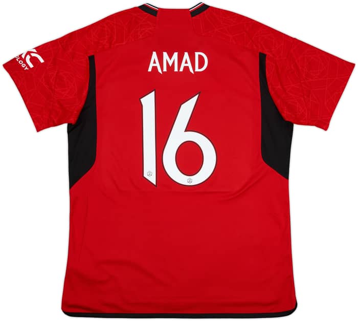 2023-24 Manchester United Home Shirt Amad #16 - 10/10 - (XL)