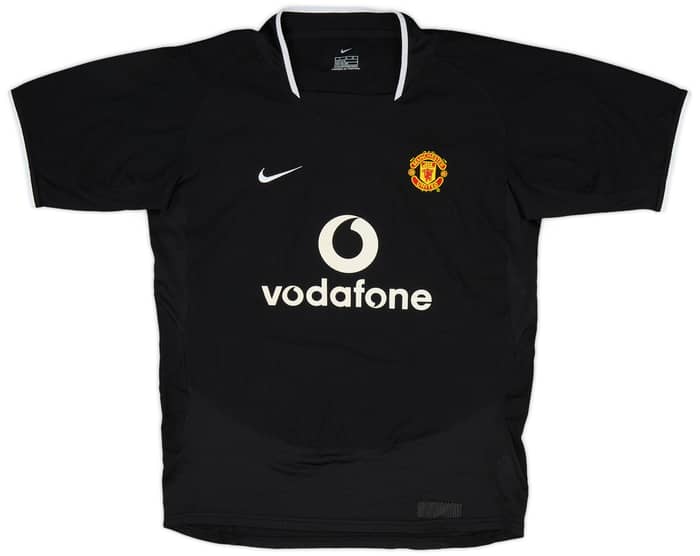 2003-05 Manchester United Away Shirt and Shorts - 8/10 - (L.Boys)