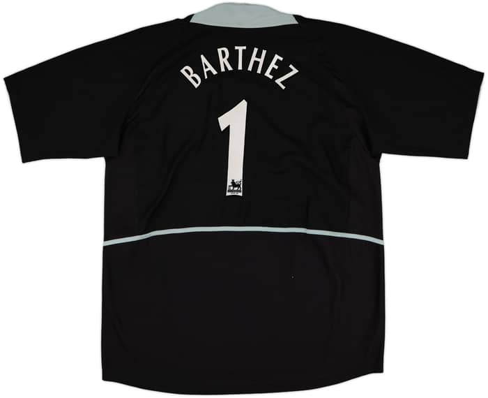 2002-04 Manchester United GK S/S Shirt Barthez #1 - 8/10 - (XXL)