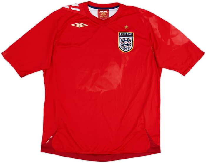 2006-08 England Away Shirt - 5/10 - (XL)