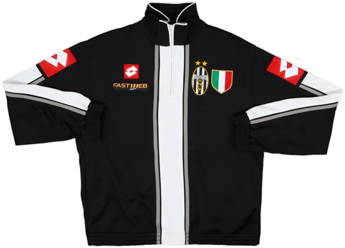 2001-02 Juventus Lotto 1/4 Zip Drill Top - 9/10 - (S)