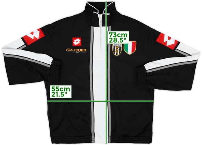 2001-02 Juventus Lotto 1/4 Zip Drill Top - 9/10 - (S)