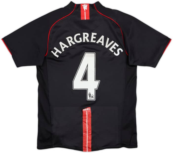 Camiseta de visitante del Manchester United 2007-08 Hargreaves #4 - 5/10 - (S)