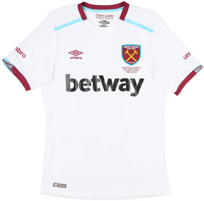 2016-17 West Ham Away Shirt Noble #16 - 7/10 - (S)