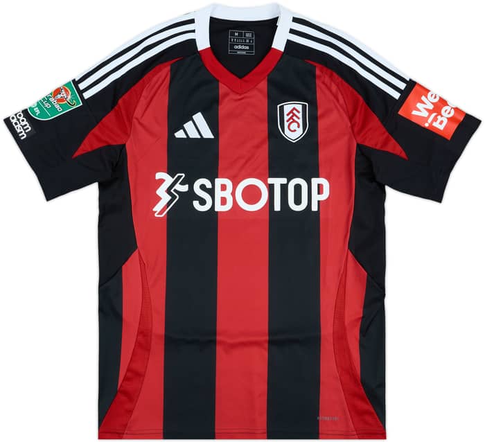 2024-25 Fulham Match Issue Carabao Cup Away Shirt Robinson #33