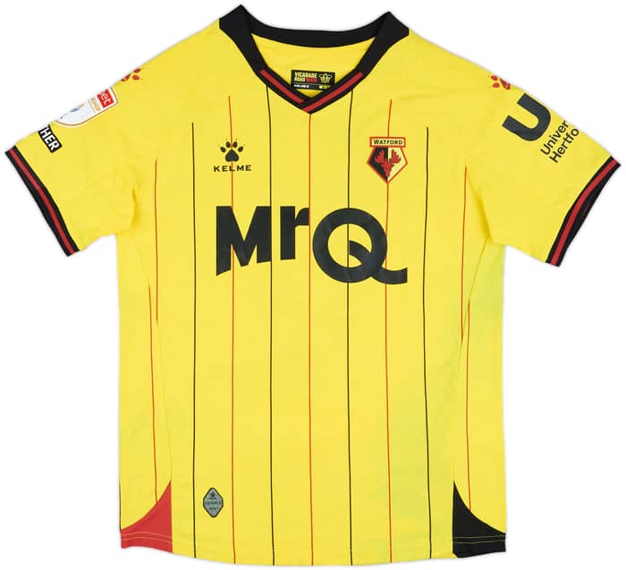 2024-25 Watford Match Issue Home Shirt Chakvetadze #8