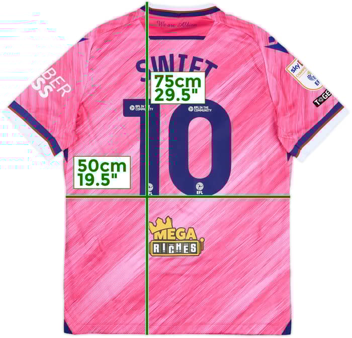 2024-25 West Brom Match Issue Third Shirt Swift #10