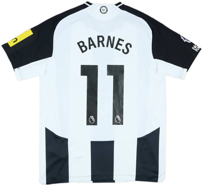 2024-25 Newcastle Match Issue Home Shirt Barnes #11