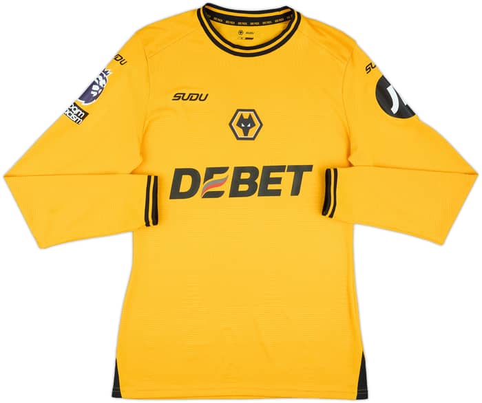 2024-25 Wolves Match Issue Home L/S Shirt Bellegarde #27