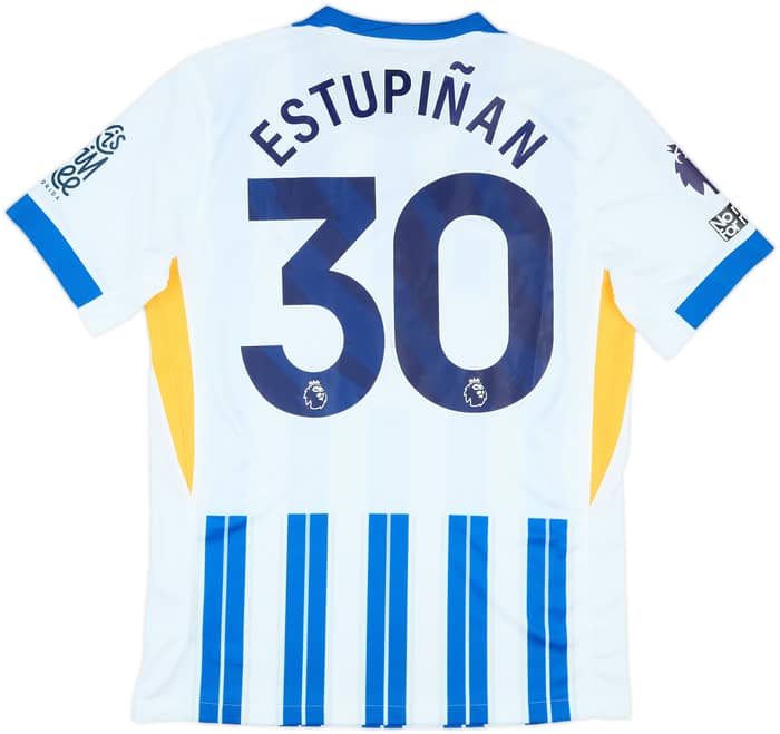 2024-25 Brighton Match Issue Home Shirt Estupinan #30