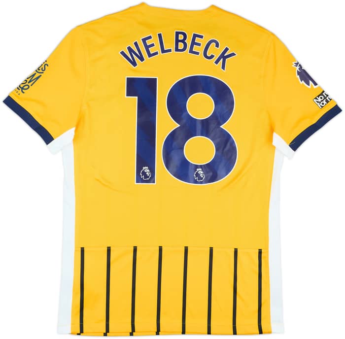 2024-25 Brighton Match Issue Away Shirt Welbeck #18