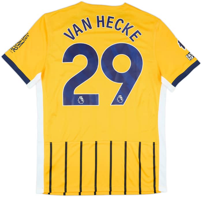 2024-25 Brighton Match Issue Away Shirt van Hecke #29