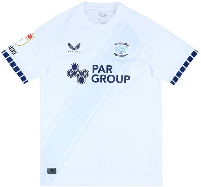 2024-25 Preston North End Match Issue Home Shirt Bowler #40