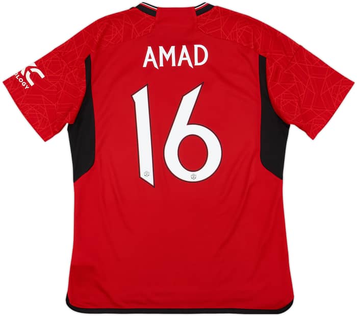 2023-24 Manchester United Home Shirt Amad #16 - 9/10 - (L)