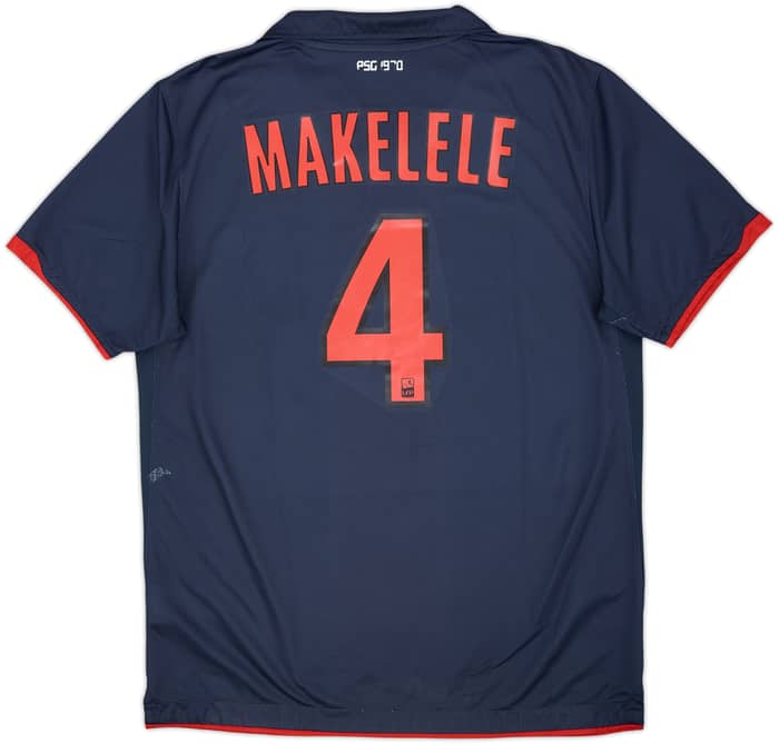 Camiseta de visitante del Paris Saint-Germain 2010-11 Makelele #4 - 6/10 - (L)