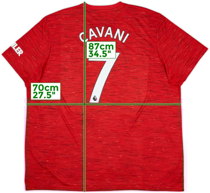2020-21 Manchester United Home Shirt Cavani #7 - 10/10 - (3XL)