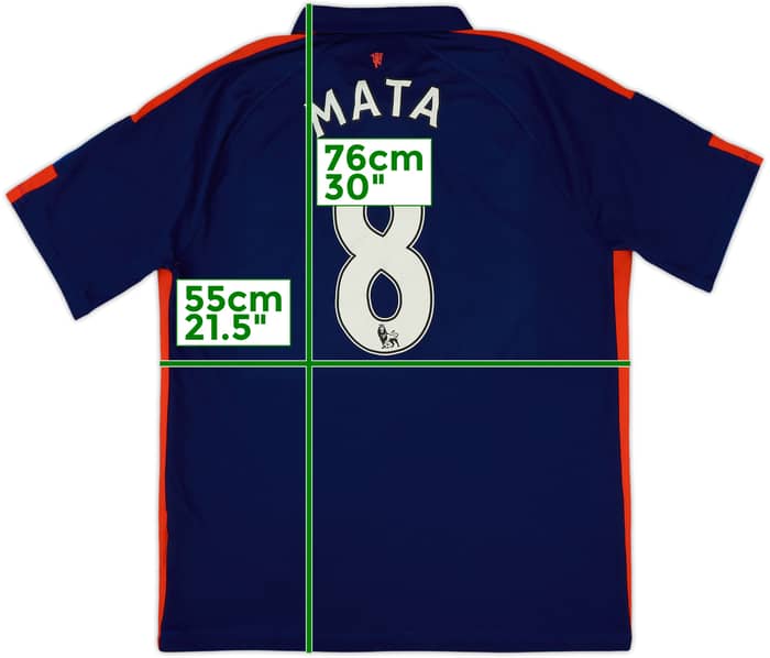 2014-15 Manchester United Third Shirt Mata #8 - 6/10 - (L)