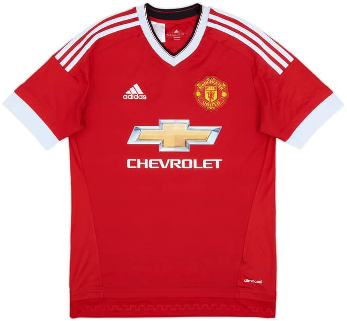2015-16 Manchester United Home Shirt Memphis #7 - 8/10 - (XL.Boys)