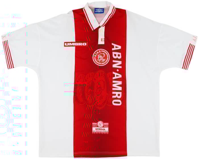 1997-98 Ajax Home Shirt Laudrup #11 - 8/10 - (XXL)