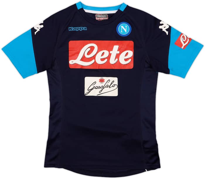 2017-18 Napoli Kappa Training Shirt - 7/10 - (S)
