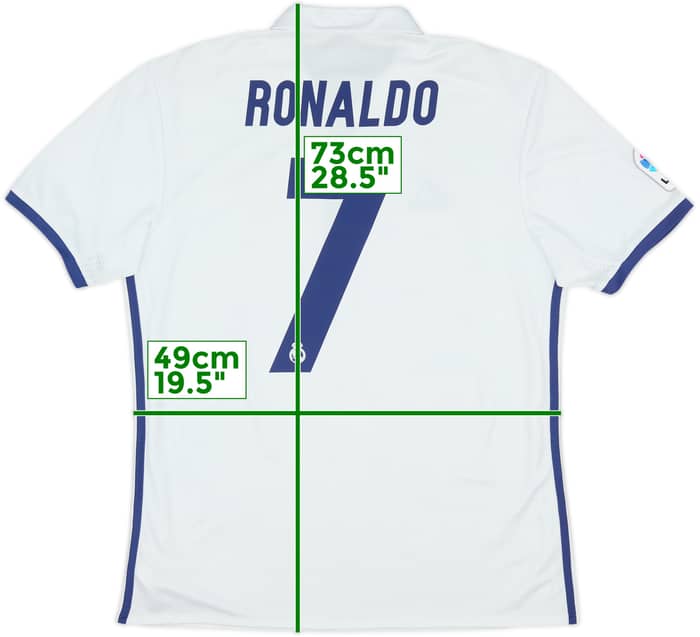 2016-17 Real Madrid Camiseta Local Ronaldo #7 - 7/10 - (M)