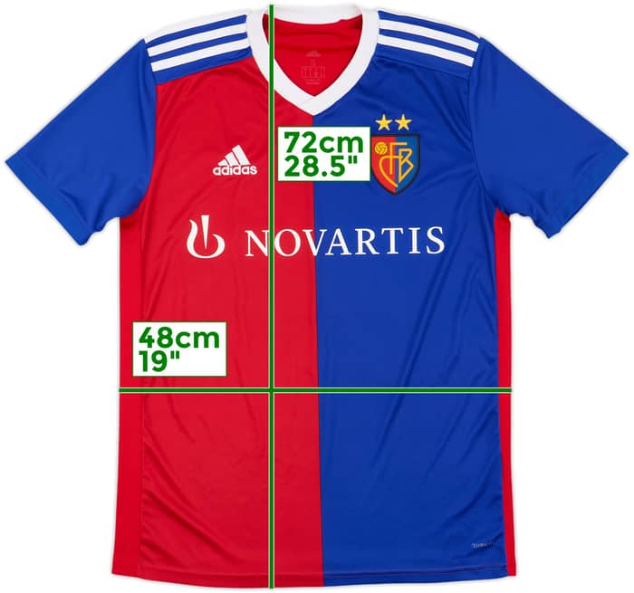 2018-19 FC Basel Home Shirt - 8/10 - (S)
