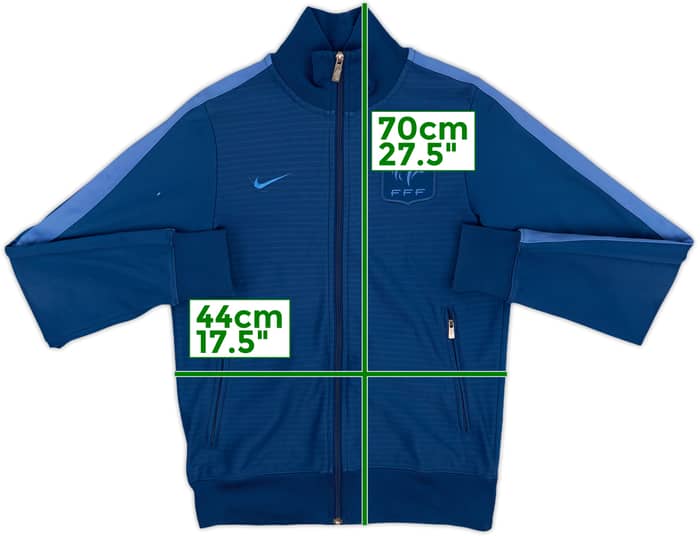 2012-13 France Nike N98 Track Jacket - 8/10 - (S)