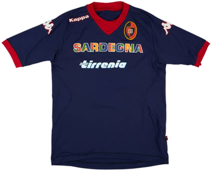 2012-13 Cagliari Signed Fourth Shirt Sau #27 - 5/10 - (XL)