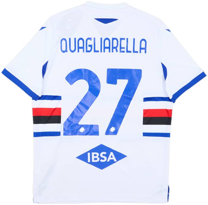 2020-21 Sampdoria Away Shirt Quagliarella #27 (L)