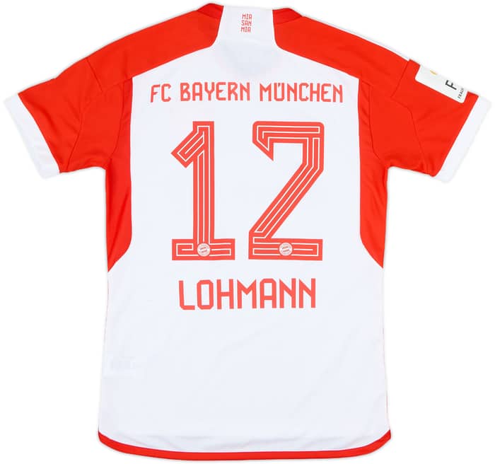 2023-24 Bayern Munich Women Home Shirt Lohmann #12 (Men's S)
