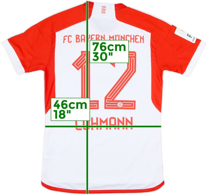 2023-24 Bayern Munich Women Home Shirt Lohmann #12 (Men's S)