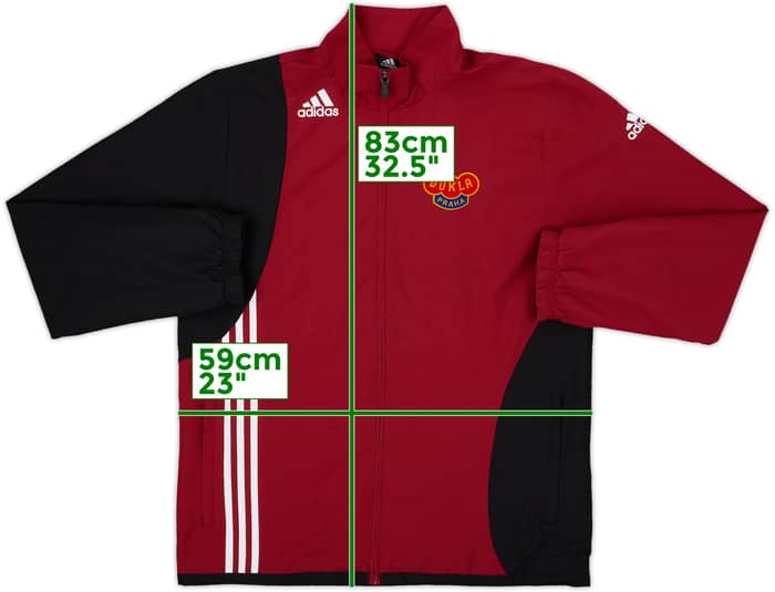 2009-10 Dukla Praha adidas Track Jacket - 9/10 - (L)
