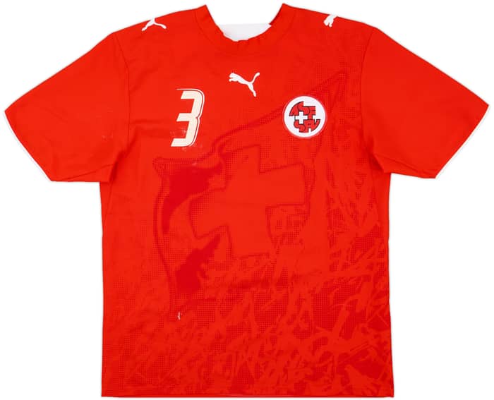 2006-08 Switzerland Home Shirt Magnin #3 - 4/10 - (M)