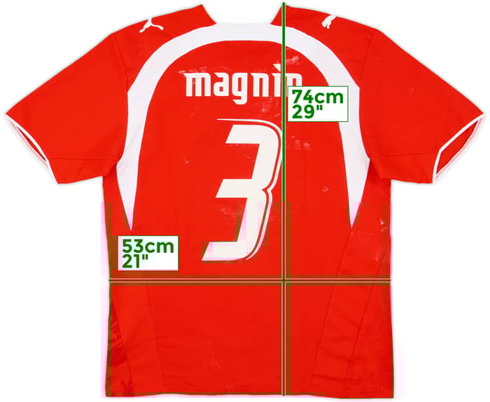 2006-08 Switzerland Home Shirt Magnin #3 - 4/10 - (M)