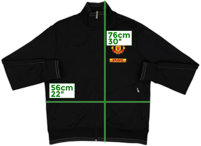 2012-13 Manchester United Nike N98 Track Jacket - 9/10 - (XL)