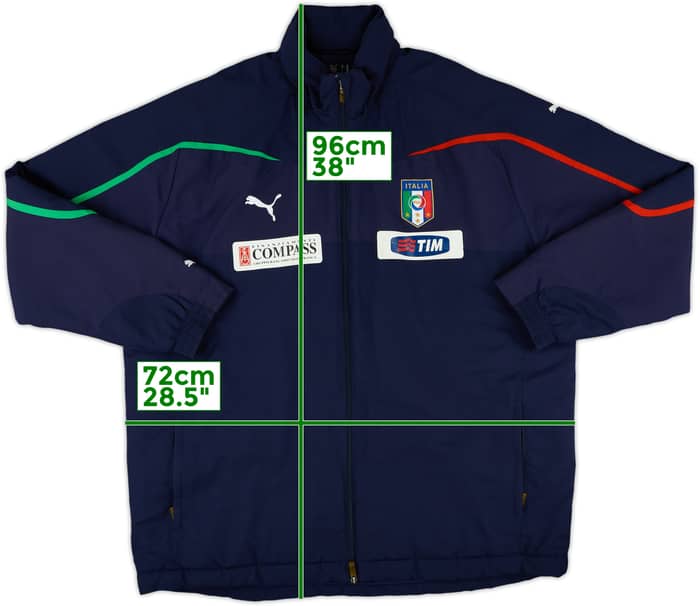 2010-12 Italy Puma Padded Bench Coat - 9/10 - (XL)
