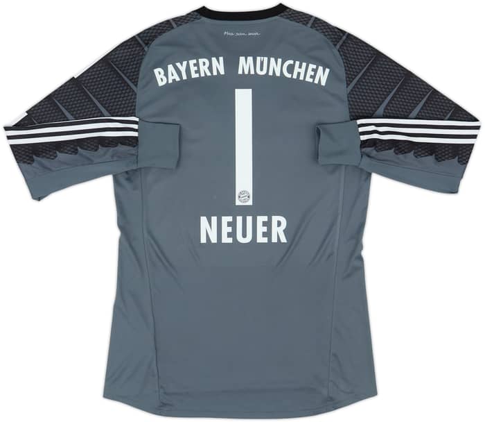 2014-15 Bayern Munich GK Shirt Neuer #1 - 8/10 - (M)