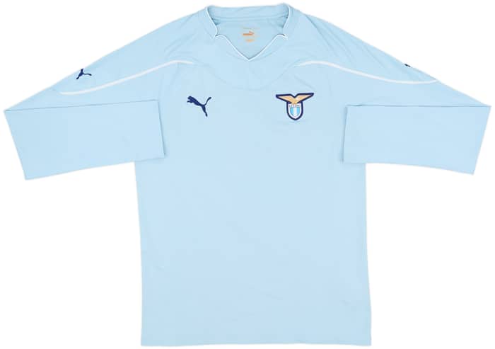 2010-11 Lazio Home L/S Shirt - 4/10 - (XL)