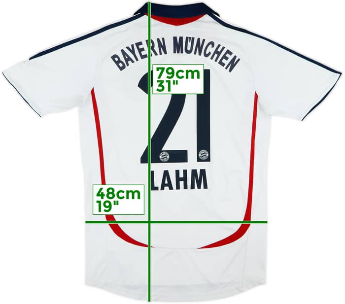 2006-07 Bayern Munich Away Shirt Lahm #21 - 6/10 - (S)