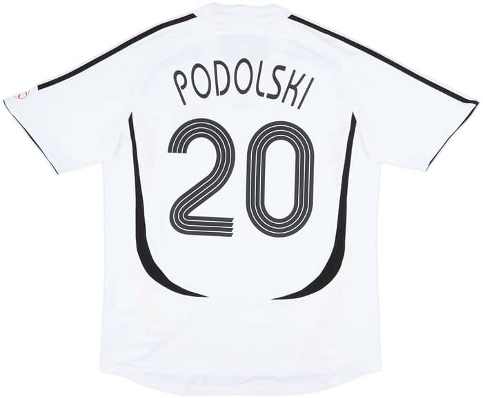 2005-07 Germany Home Shirt Podolski #20 - 7/10 - (XL)