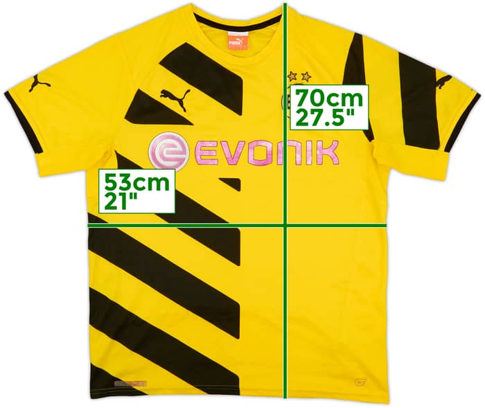 2014-15 Borussia Dortmund Home Shirt - 4/10 - (L)